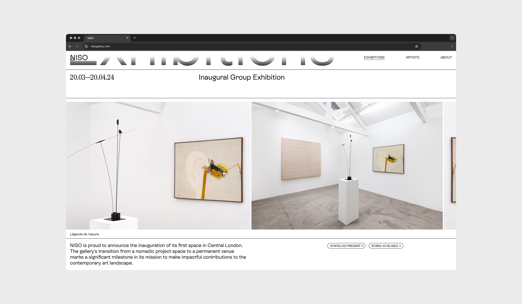 Galerie NISO, UK - Cecil Studio