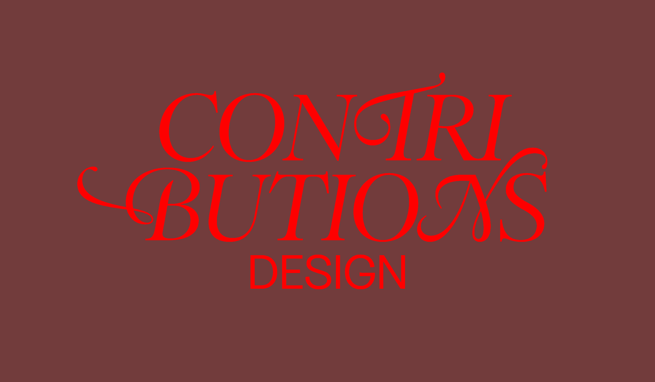 Contributions Design - Cecil Studio