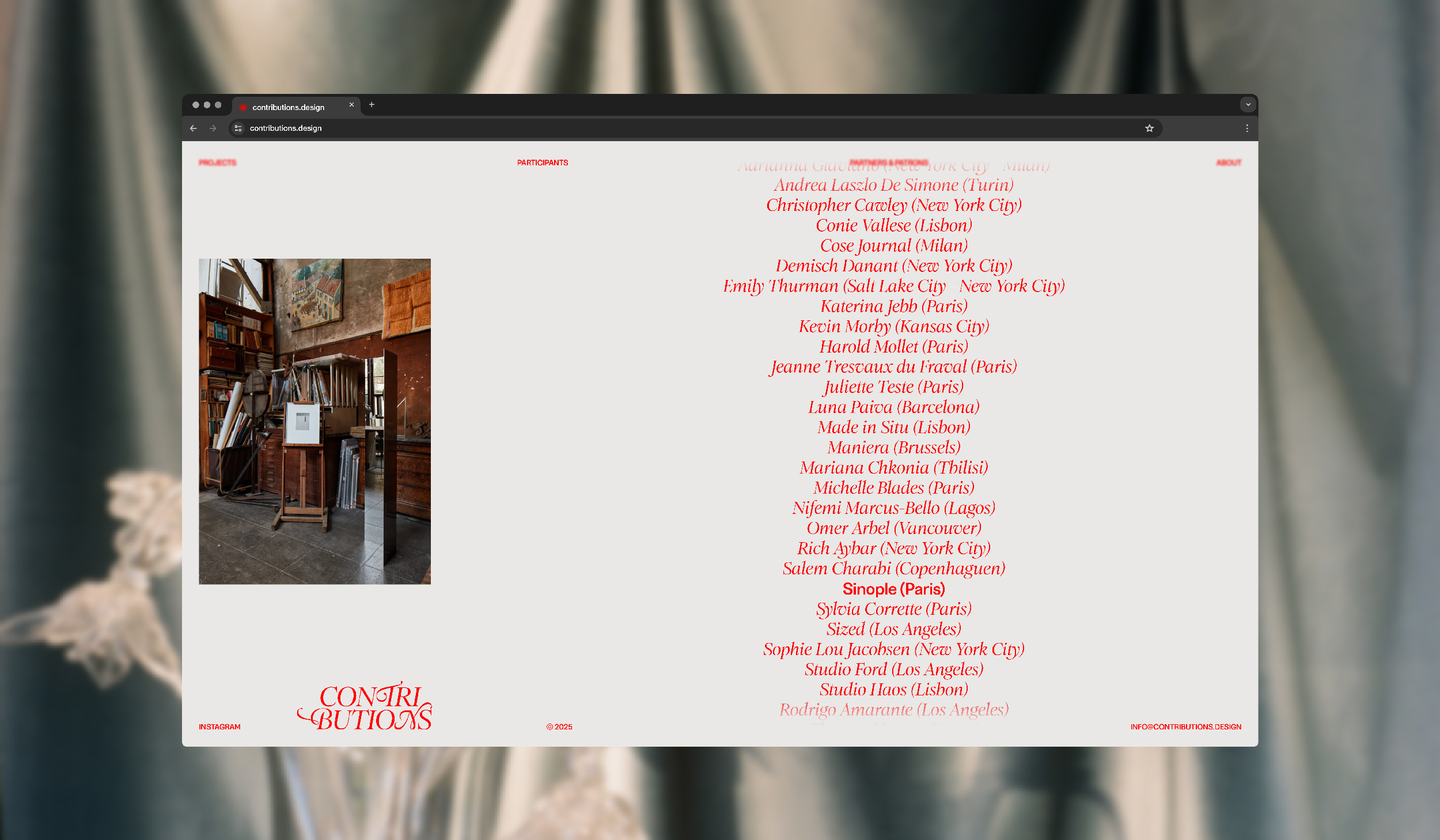 Contributions Design - Cecil Studio