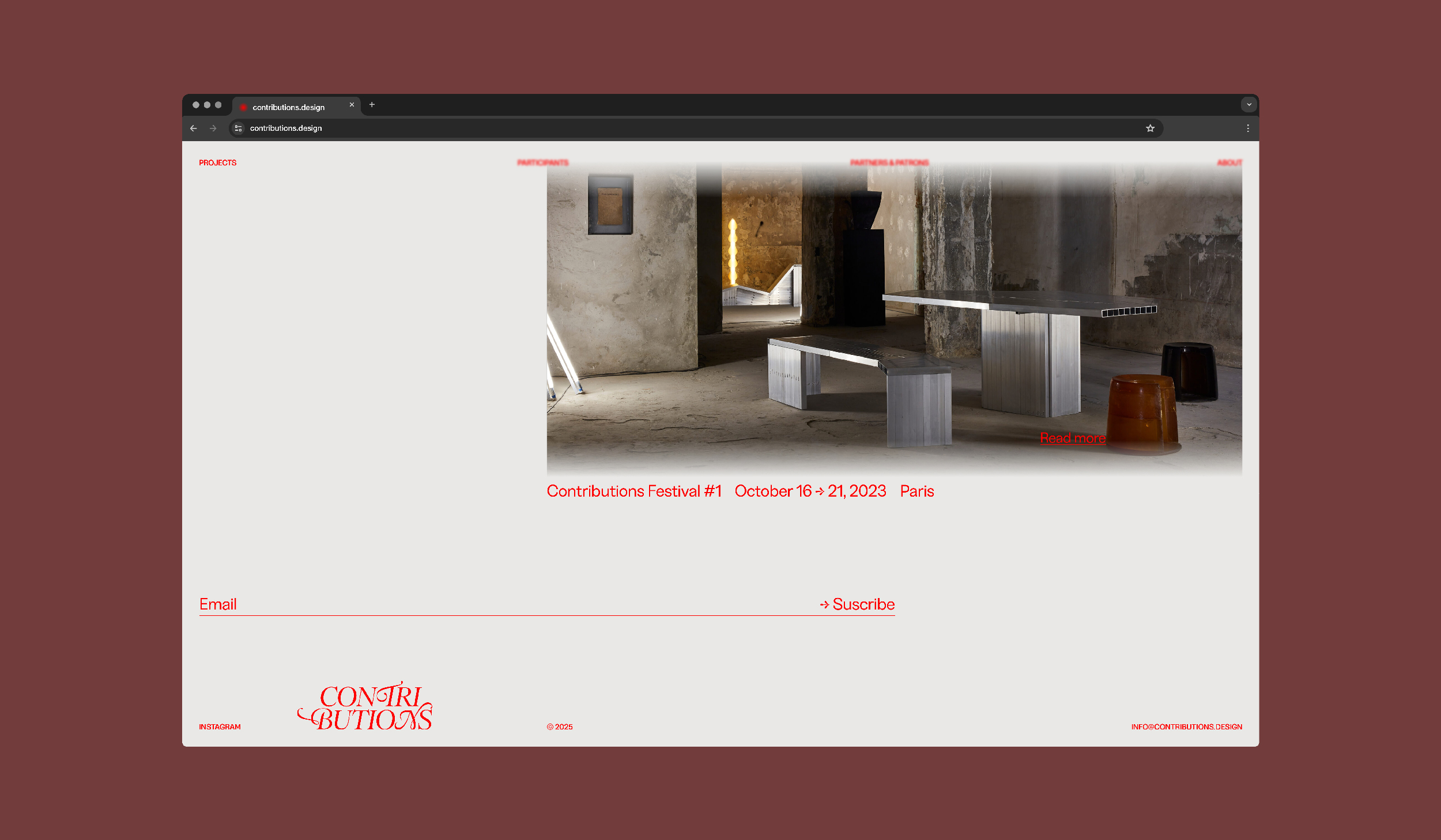 Contributions Design - Cecil Studio